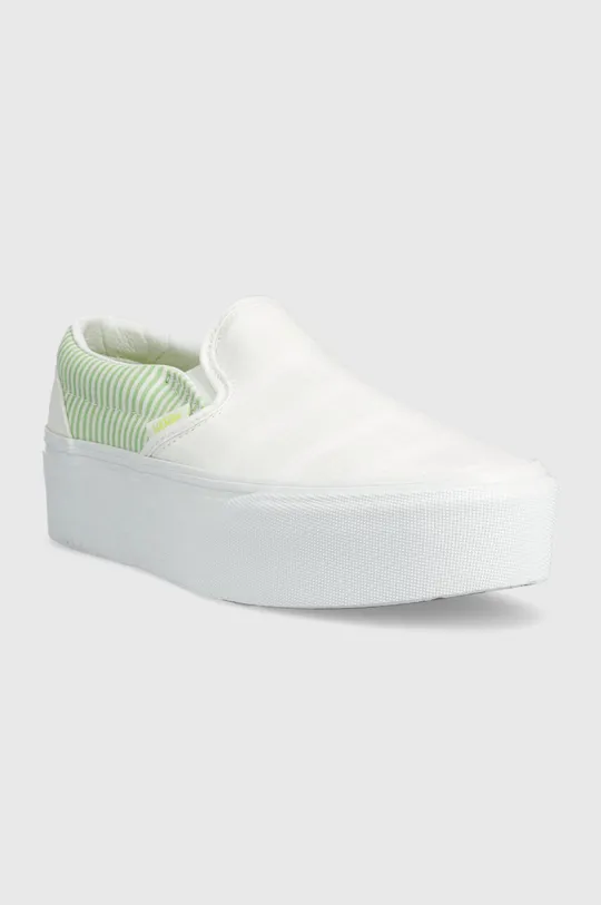 Πάνινα παπούτσια Vans Classic Slip-On Stackform λευκό
