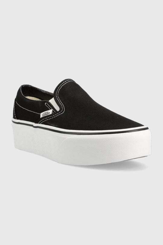 Vans tenisówki Classic Slip-On Stackform czarny