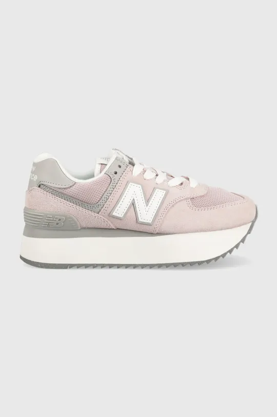 roz New Balance sneakers WL574ZSE De femei