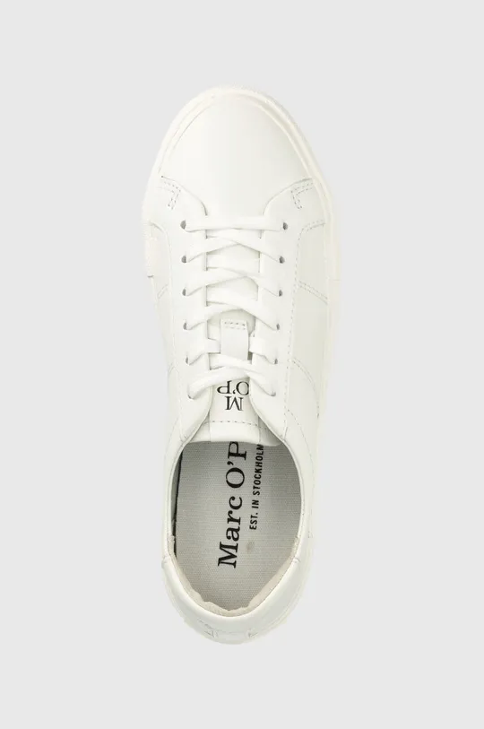 λευκό Δερμάτινα αθλητικά παπούτσια Marc O'Polo