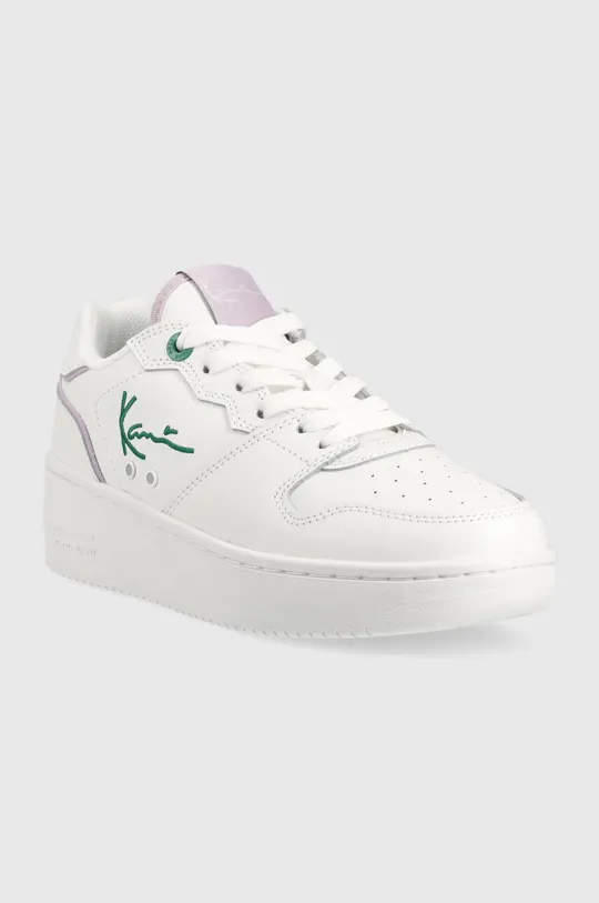 Δερμάτινα αθλητικά παπούτσια Karl Kani KK 89 HEEL V2 λευκό