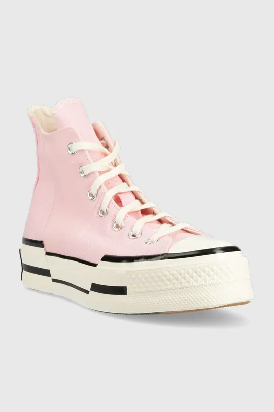 Πάνινα παπούτσια Converse Chuck 70 Plus HI ροζ