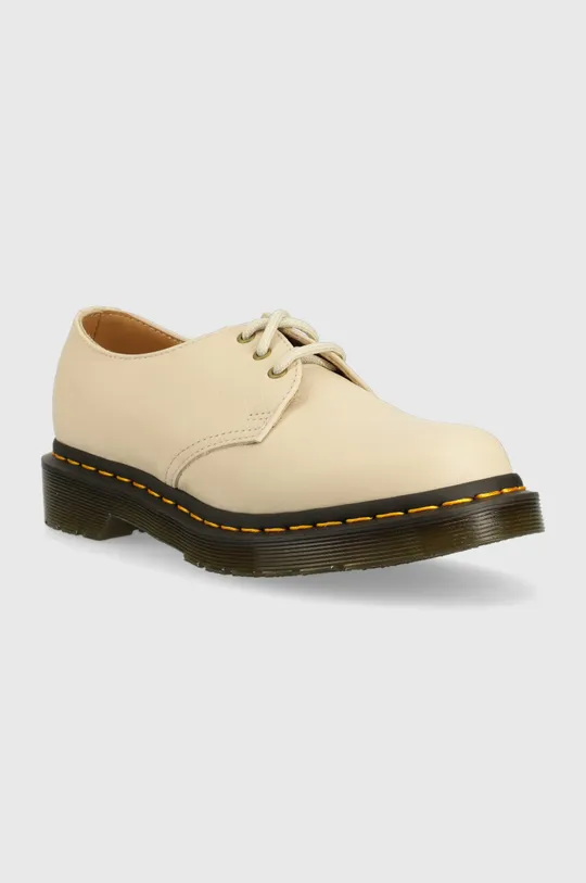 Dr. Martens leather shoes 1461 beige