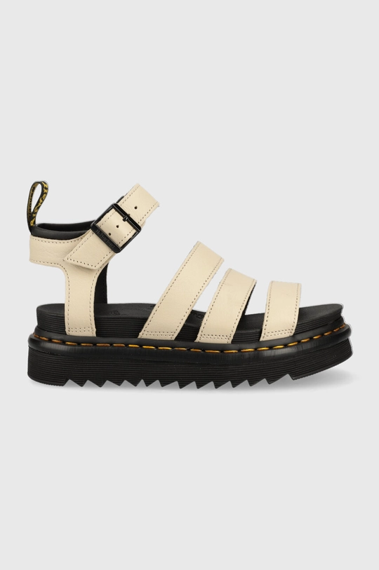 beige Dr. Martens leather sandals Blaire Women’s