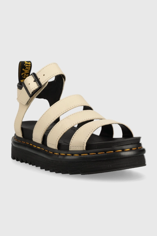 Dr. Martens leather sandals Blaire beige