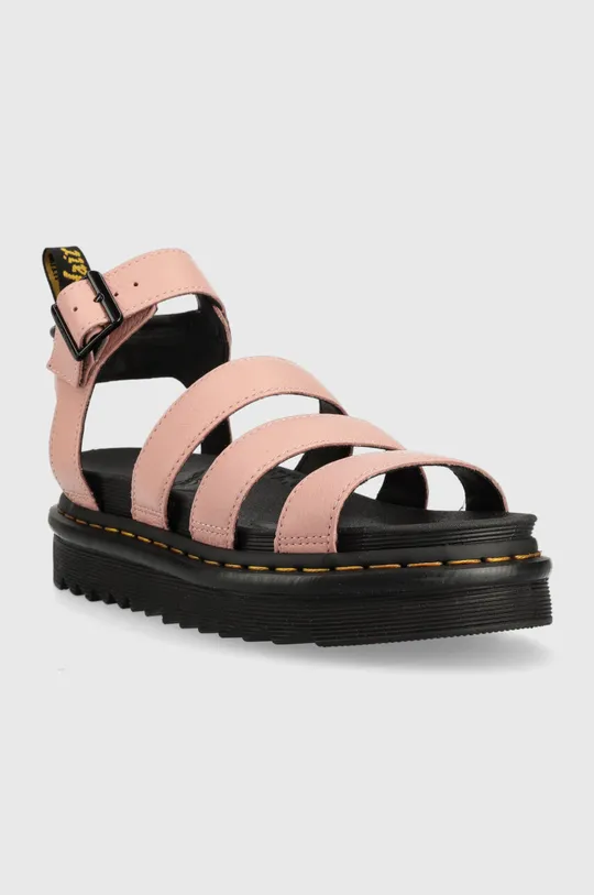 Martens x Suicokes DM Mura sandals in Black New Vibrance Croco pink