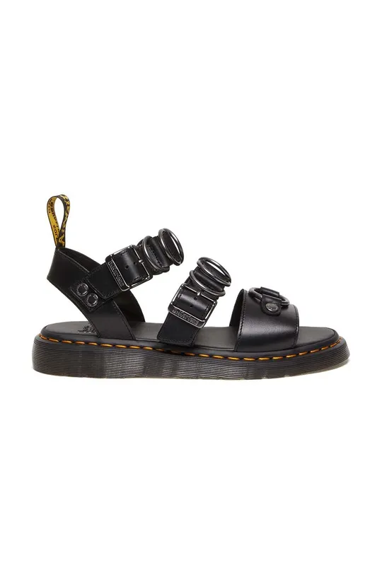 black Dr. Martens leather sandals Gryphon Alt Women’s