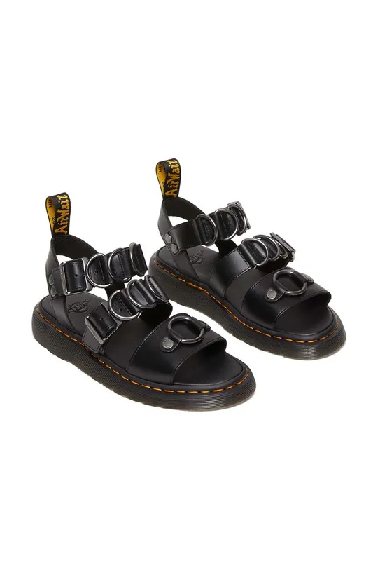 Δερμάτινα σανδάλια Dr. Martens Gryphon Alt μαύρο