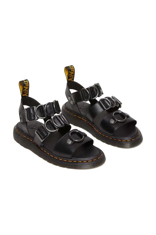 Dr. Martens leather sandals Gryphon Alt black