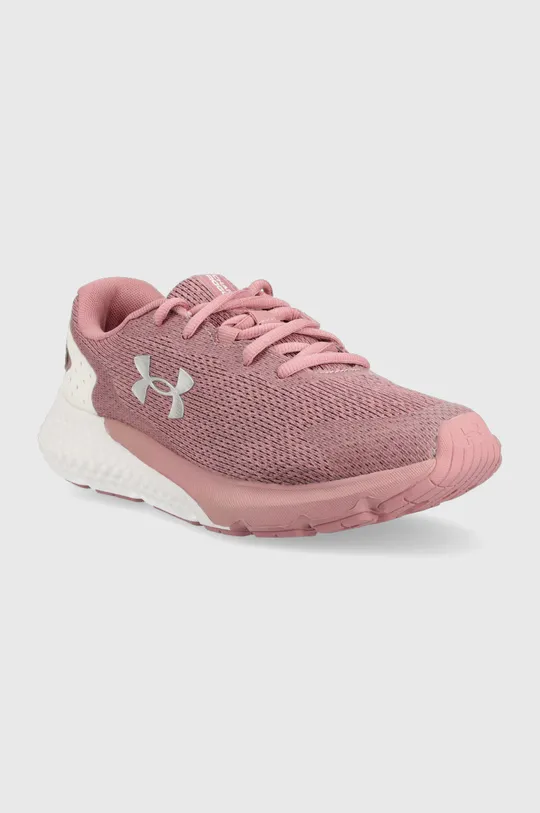 Παπούτσια για τρέξιμο Under Armour Charged Rogue 3 Knit ροζ