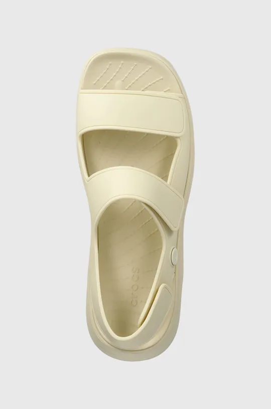 beige Crocs sandals Skyline slide