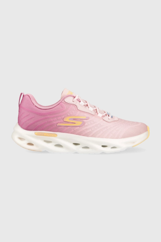 roza Tekaški čevlji Skechers 129497 GO RUN SWIRL TECH SPEED HEADWAY Ženski