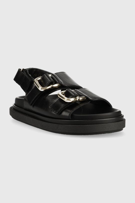 Kožené sandály Alohas Harper černá