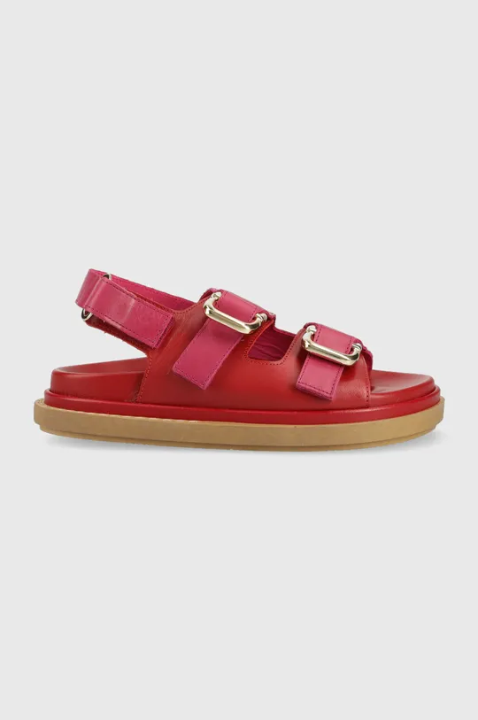 ružová Kožené sandále Alohas Harper Dámsky