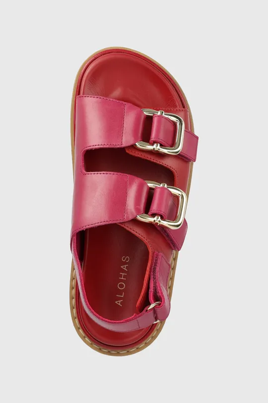 ružová Kožené sandále Alohas Harper