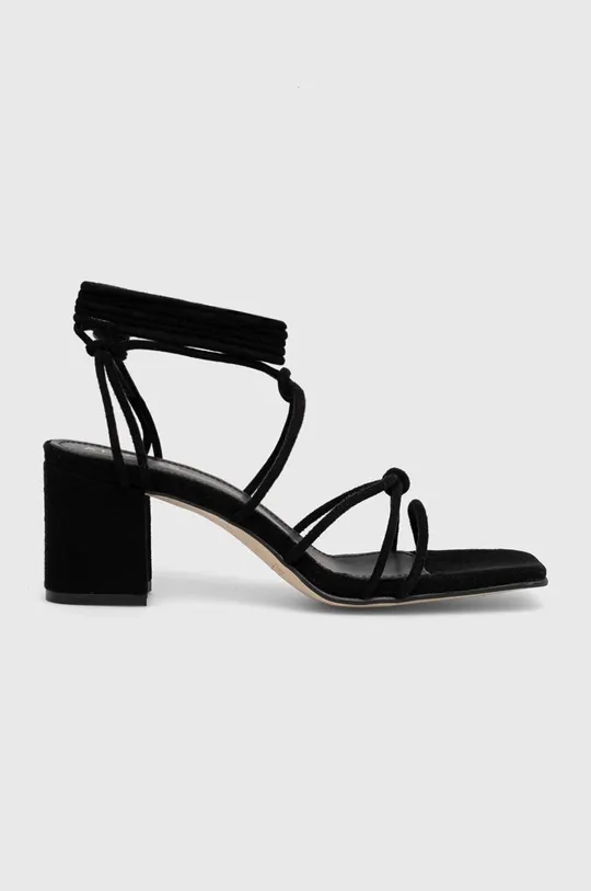 čierna Semišové sandále Alohas Paloma Dámsky