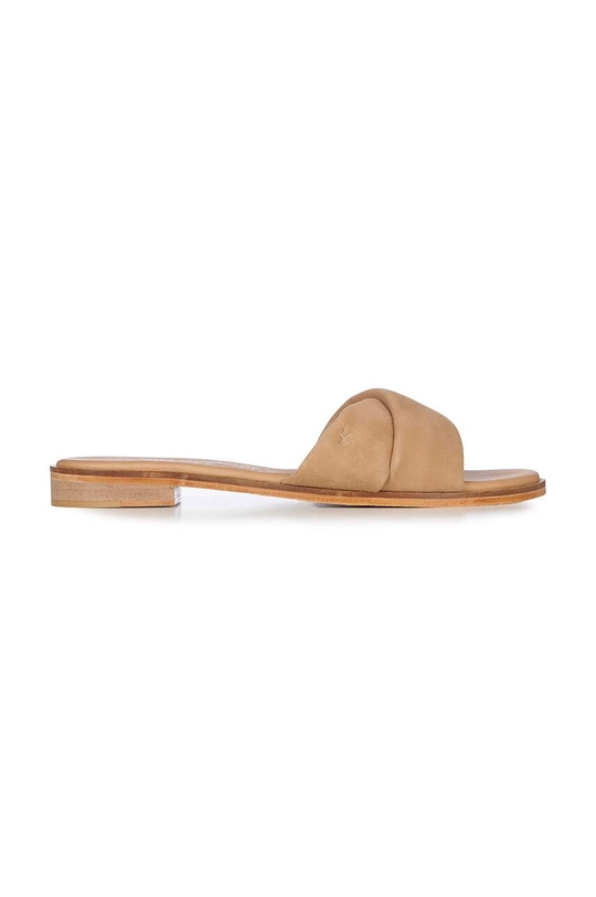 beige Emu Australia ciabatte slide in camoscio Wombeyan Donna