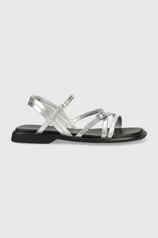 srebrna Usnjeni sandali Vagabond Shoemakers Izzy Ženski