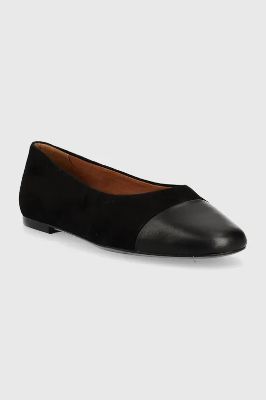 Vagabond Shoemakers bőr balerina cipő Jolin fekete