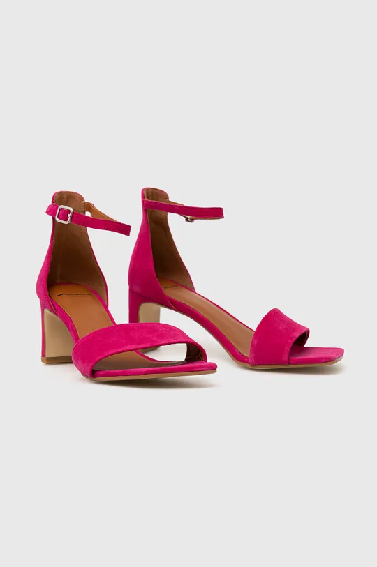Sandali iz semiša Vagabond Shoemakers Luisa roza