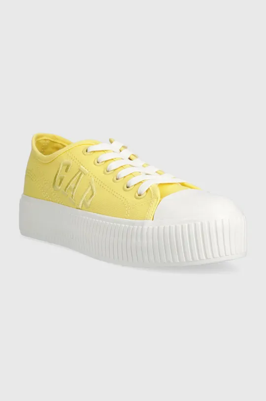 Πάνινα παπούτσια GAP JACKSON κίτρινο