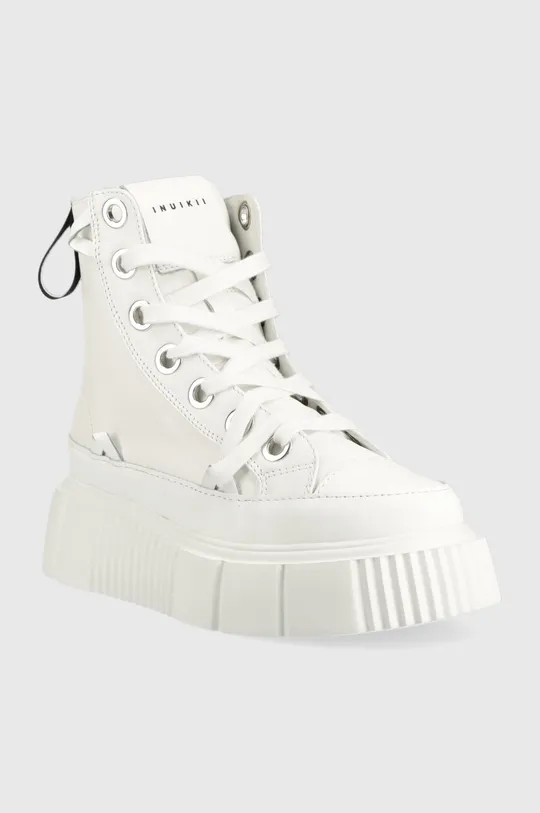 Δερμάτινα ελαφριά παπούτσια Inuikii Leather Matilda λευκό