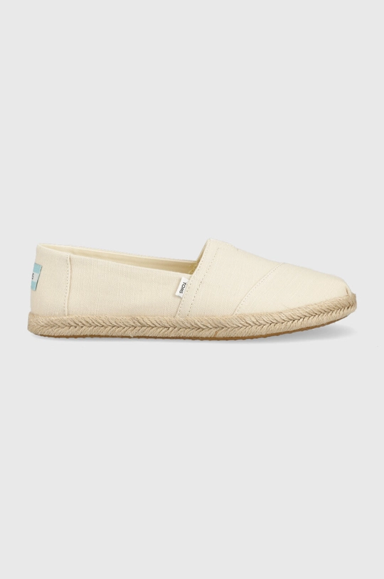 bež Espadrile Toms Alpargata Rope Ženski