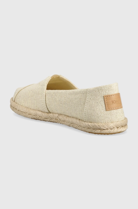 Espadrile Toms Alpargata Rope  Vanjski dio: Tekstilni materijal Unutrašnji dio: Tekstilni materijal Potplat: Sintetički materijal