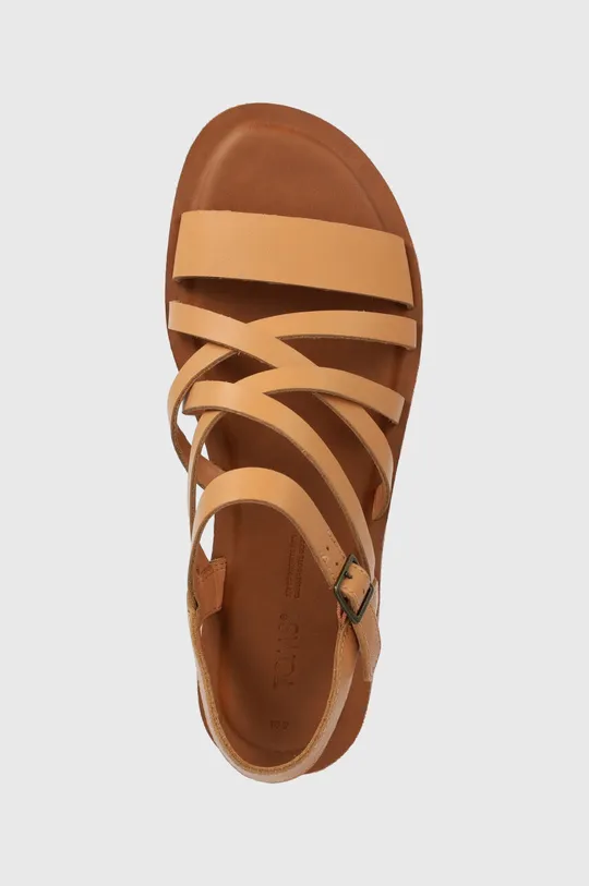 коричневый Кожаные сандалии Toms Sephina