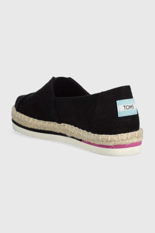 Espadrile Toms Alpargata Platform Rope  Vanjski dio: Tekstilni materijal Unutrašnji dio: Tekstilni materijal Potplat: Sintetički materijal, Tekstilni materijal