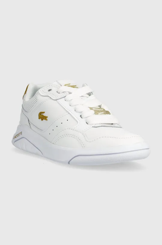 Δερμάτινα αθλητικά παπούτσια Lacoste L-Spin Deluxe λευκό