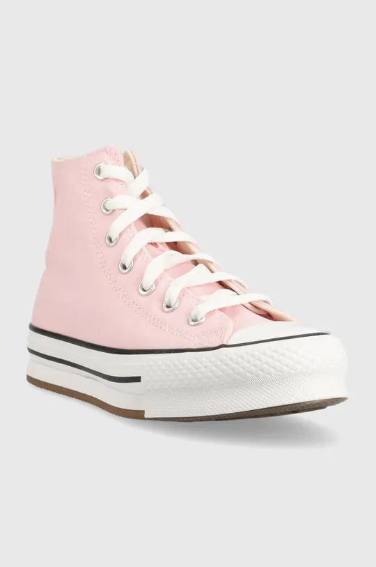 Πάνινα παπούτσια Converse Chuck Taylor All Star Eva Lift ροζ