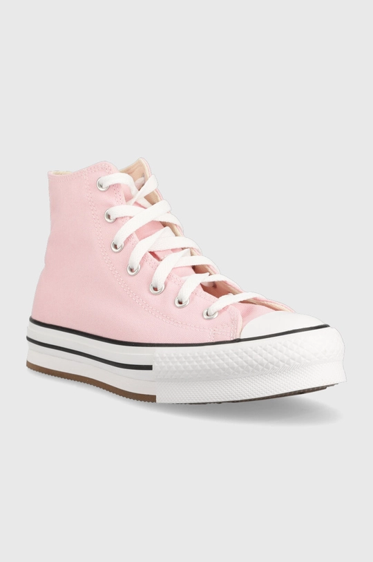 Високи кецове Converse Chuck Taylor All Star Eva Lift розов