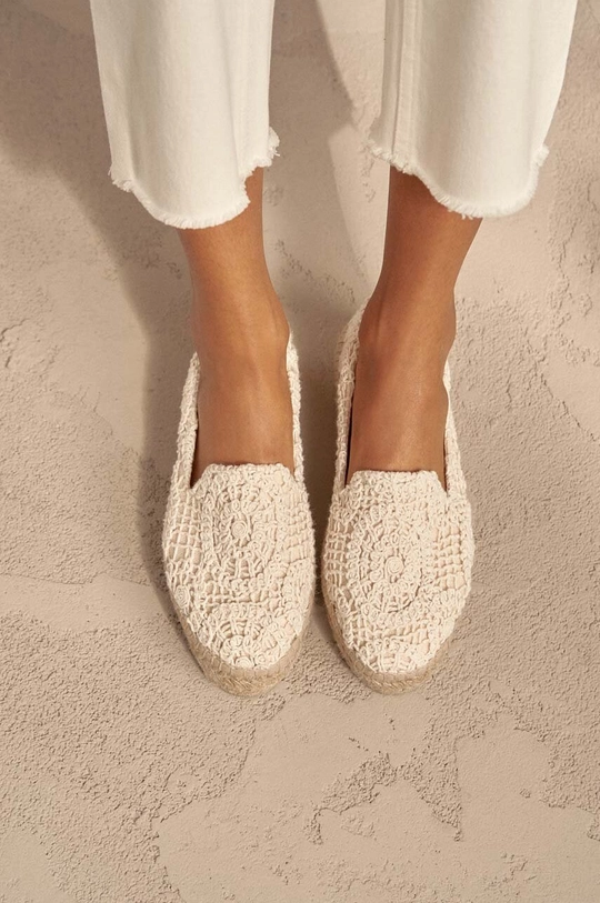 béžová Espadrilky Manebi Double Sole Espadrilles