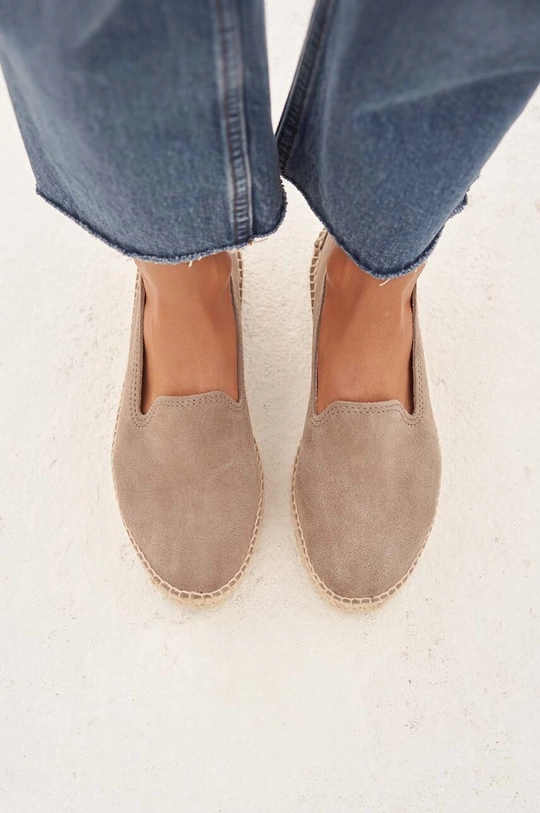 Εσπαντρίγιες σουέτ Manebi Double Sole Espadrilles  Double Sole Espadrilles  Πάνω μέρος: Φυσικό δέρμα Σόλα: Συνθετικό ύφασμα