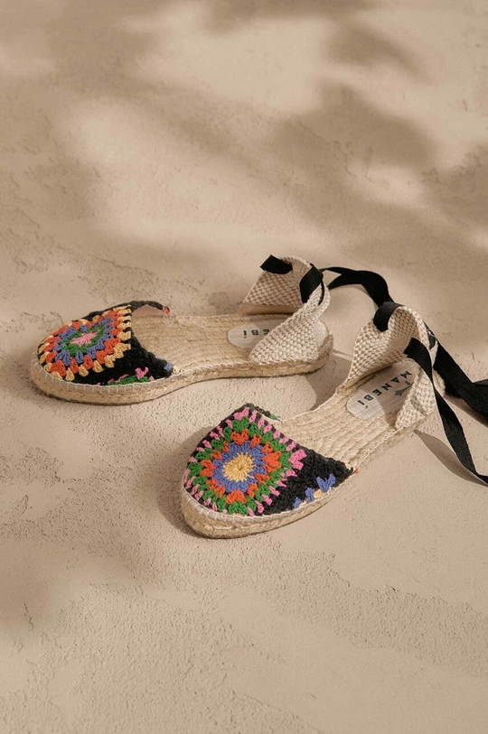 Εσπαντρίγιες Manebi Flat Valenciana Espadrilles πολύχρωμο