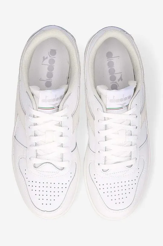 white Diadora leather sneakers Magic Basket Low Leather