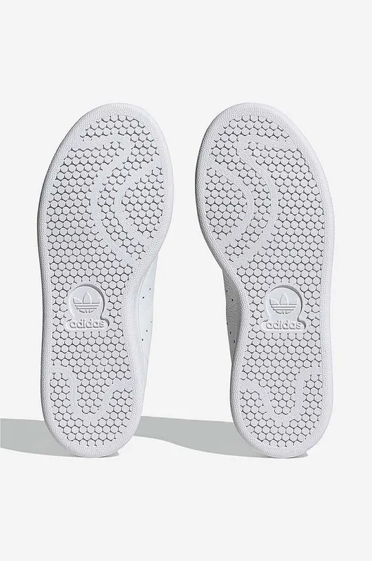 Δερμάτινα αθλητικά παπούτσια adidas Originals HQ1855 Stan Smith J λευκό