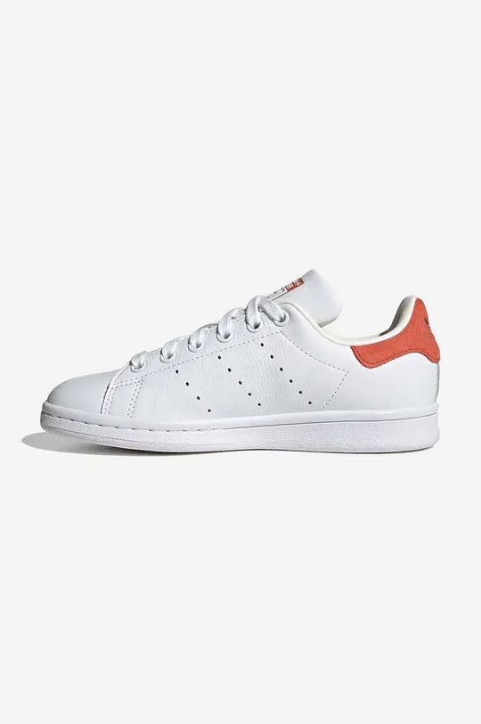 adidas Originals sneakersy skórzane HQ1855 Stan Smith J Cholewka: Skóra naturalna, Skóra zamszowa, Wnętrze: Materiał syntetyczny, Podeszwa: Materiał syntetyczny