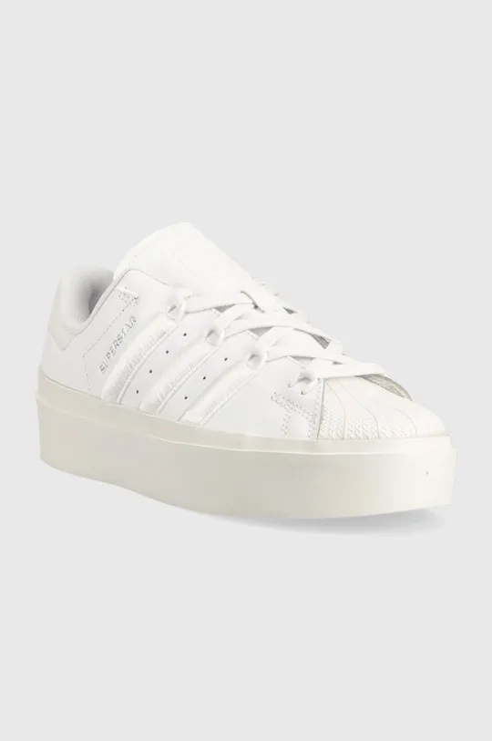 Шкіряні кросівки adidas Originals Superstar Bonega білий
