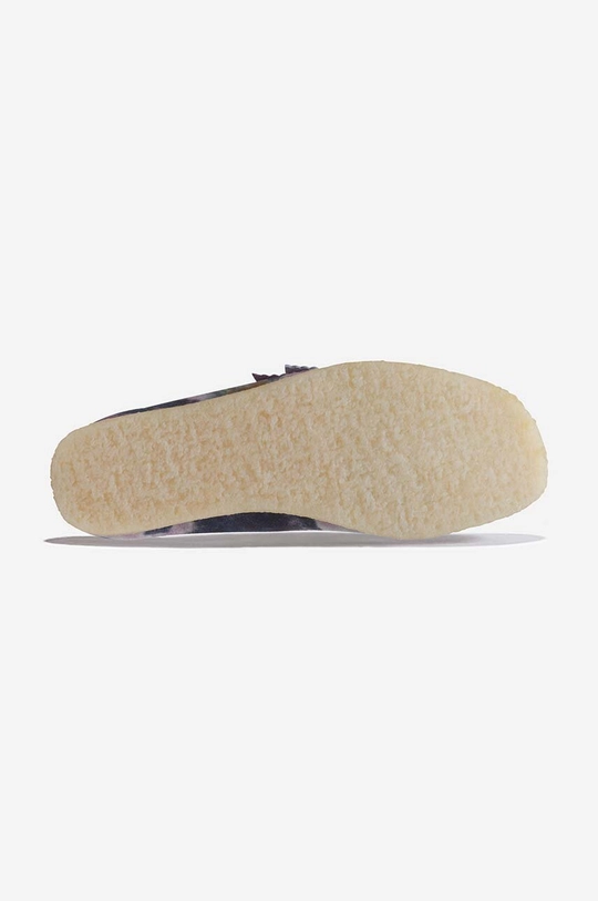 Semišové tenisky Clarks Wallabee fialová