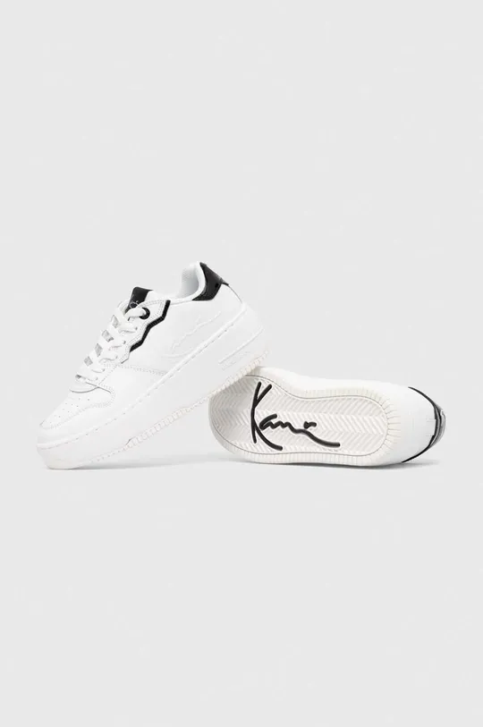 Karl Kani sneakersy skórzane UP Heel Logo biały