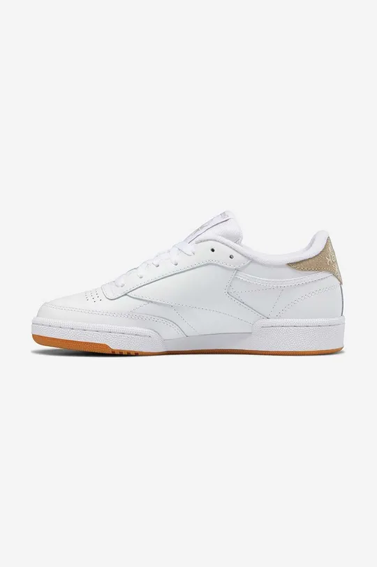 Reebok Classic leather sneakers Club C 85  Uppers: Natural leather Inside: Synthetic material, Textile material Outsole: Synthetic material