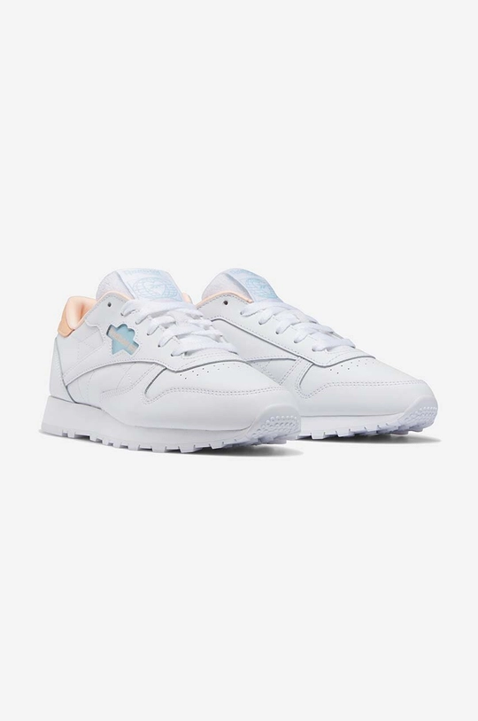 alb Reebok Classic sneakers din piele Classic Leather