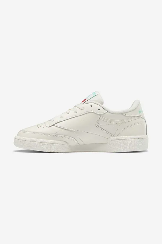 Reebok Classic leather sneakers Club C 85 HQ0947  Uppers: Textile material, Natural leather Inside: Synthetic material, Textile material Outsole: Synthetic material