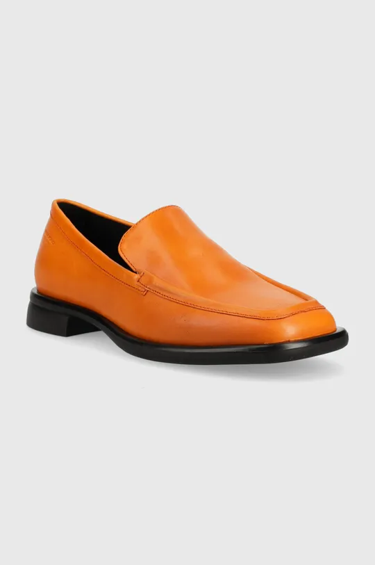 Δερμάτινα μοκασίνια Vagabond Shoemakers Shoemakers BRITTIE πορτοκαλί