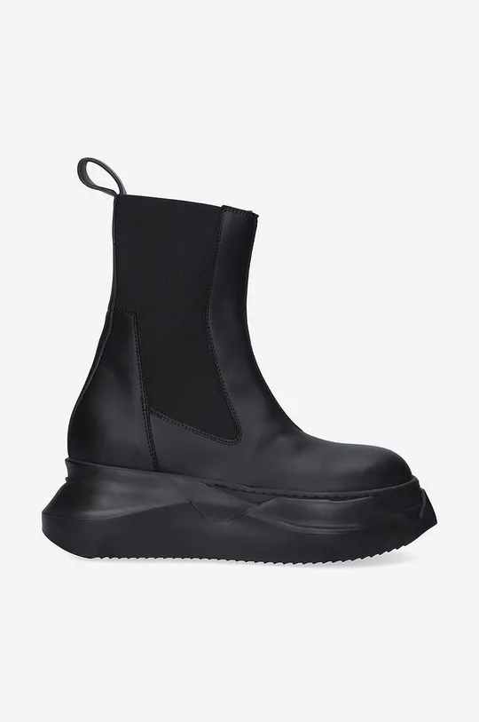 black Rick Owens leather chelsea boots Beatle Abstract Women’s