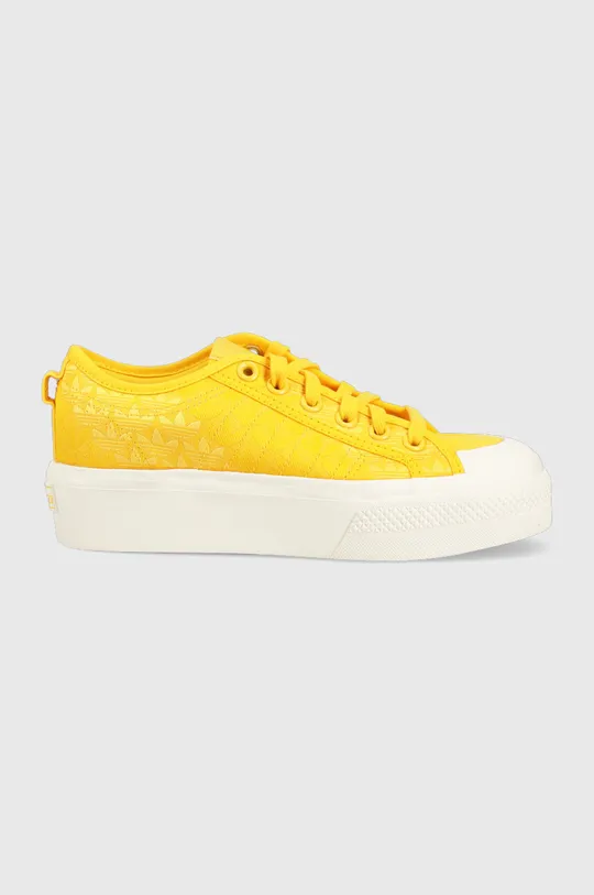 κίτρινο Πάνινα παπούτσια adidas Originals Nizza Platform Γυναικεία