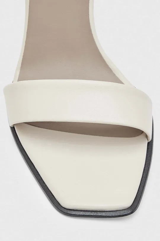 AllSaints sandali in pelle Noir Gambale: Pelle bovina Parte interna: Pelle di capra Suola: Materiale sintetico