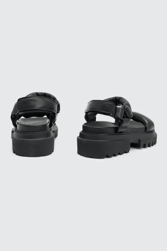 чёрный Кожаные сандалии AllSaints Helium Sandal